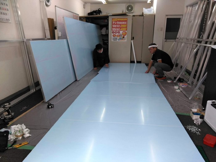 アルミ枠製作中 のコピー